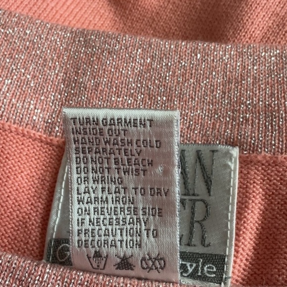 Vintage Nolan Miller Beaded Sweater - Picture 8 of 8